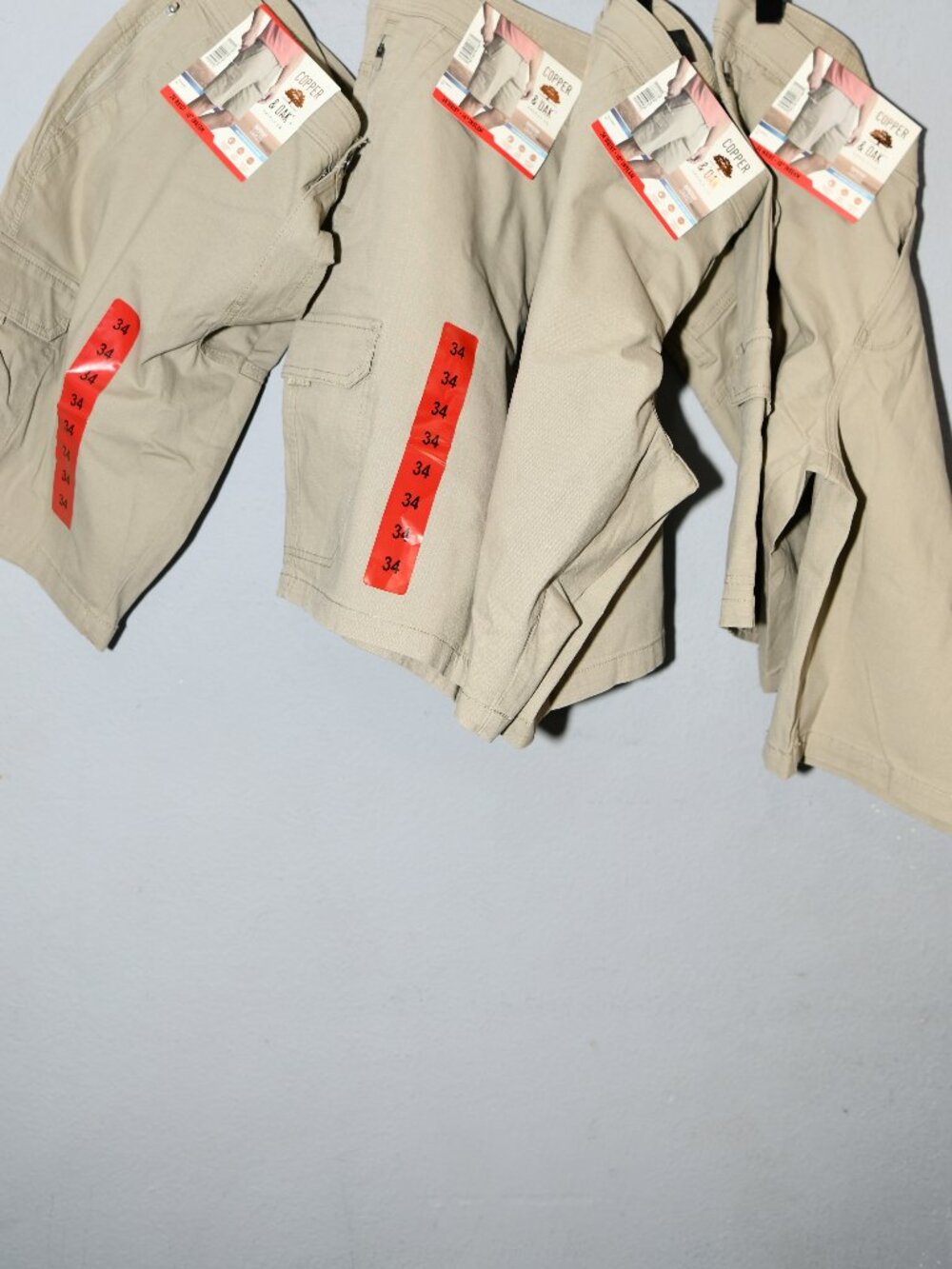 Bundles of 4 Copper & Oak Men's Cargo Shorts